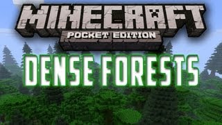 Dense Forest  Survival Games  Minecraft Pocket Edition [upl. by Sissel]