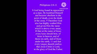 Bible Verse  Philippians2811 NKJV Jesus Love BibleverseFaith [upl. by Furr]