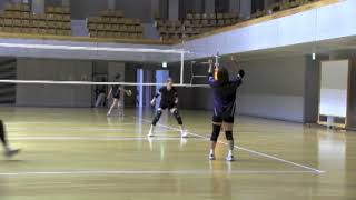 Japan Pro Volleyball Ball Control Routine [upl. by Marl]