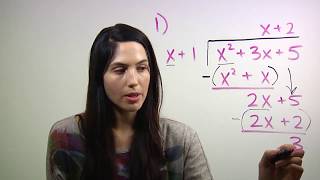 How to do Long Division with Polynomials NancyPi [upl. by Noirb947]