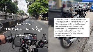 LTO Motorcycle Renewal Registration 2024  How to Renew  magkano  paano [upl. by Enerod]