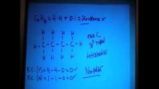 Butane C4H10 Lewis Dot Structure [upl. by Kayla]