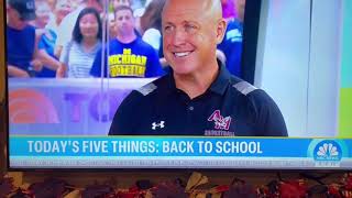 Albertus Magnus Girls Basketball Head Coach Pat Buckley on the Today Show August 16 2023 [upl. by Rehpretsirhc]