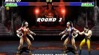 Ultimate Mortal Kombat 3  Sheeva Arcade Very Hard  SZ Valdes [upl. by Dlanor]