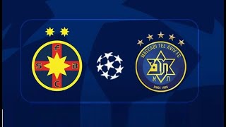 FCSB  MACCABI TEL AVIV LIVE [upl. by Kowatch]