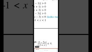 Pertidaksamaan  Nilai Mutlak ‎MatematicasprofeAlex ‎MarcosAba ‎MatematikaHebat [upl. by Revlis]