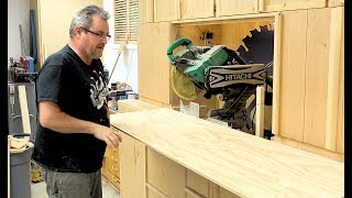 Adding Wide Stock Supports To My Miter Saw Station [upl. by Donough]