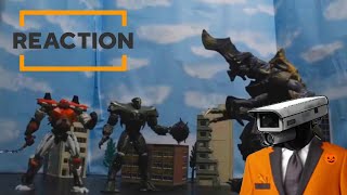 Reacting to Guardian Bravo amp Titan Redeemer Vs Harship Stop Motion [upl. by Kissel]