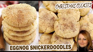 How to Make Eggnog Snickerdoodles  Easy Christmas Cookies [upl. by Id]