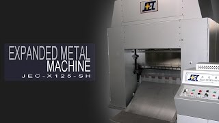 High Speed Expanded Metal Mesh Machine  JECX125SH [upl. by Kovacev]