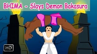 Bhima Stories  Bhima Slays Demon Bakasura [upl. by Bertold]