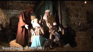 Crèche vivante 2015 de Saint Clément dans lAllier [upl. by Eenhpad]