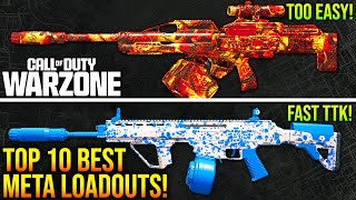 WARZONE New TOP 10 BEST META LOADOUTS After Update WARZONE Best Weapons [upl. by Retsae]