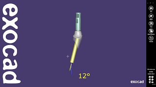 exocad Quick Guide Angulated Screw Channel [upl. by Enillebyam]