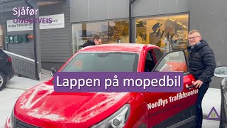 Lappen på mopedbil [upl. by Tychonn539]