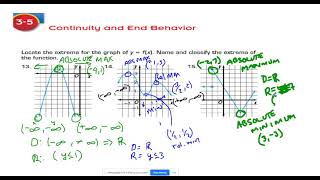 35 Continuity and End Behavior [upl. by Euqinor]