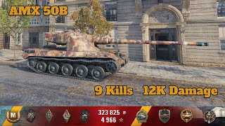 AMX 50B  9 Kills 12K Damage  World of Tanks [upl. by Johnath]