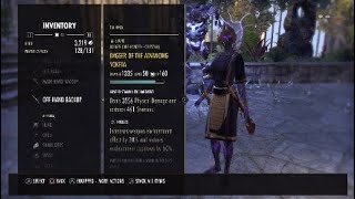 eso  Stam sorc dps test 447k selfbuffed murkmire [upl. by Jules]