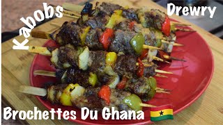 Comment faire des brochettes AfricainesGhana KabobsChichinga [upl. by Gardell]