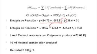 Ejercicio Resuelto entalpia de reacciones quimicas Fisicoquímica [upl. by Maximo]