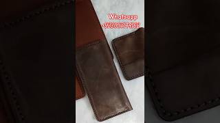 Man Leather Wallet 💯 Handmade [upl. by Chloris]