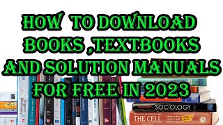 How To Download Any Book You Want [upl. by Nawiat]