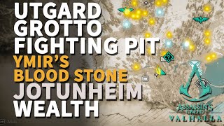 Utgard Grotto Wealth Chest Assassins Creed Valhalla Jotunheim Fighting Pit [upl. by Adest]