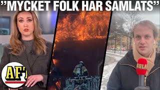 Aftonbladet vid branden i Göteborg quotRöken luktar ganska starktquot [upl. by Annawyt226]