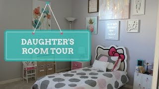 GIRLS ROOM TOUR  MY 7 YEAR OLD DAUGHTERS ROOM  BEDROOM IDEAS [upl. by Kreindler629]