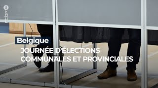 Belgique  journée délections communales et provinciales  RTBF Info [upl. by Hsinam919]