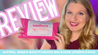 YARN REVIEW Southern Skeins April 2024 DK Weight Sock Box [upl. by Daiz]