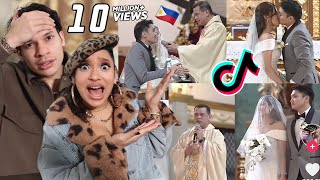 Brides arent the only ones who sing in Weddings in the Philippines Priests do too Latinos react [upl. by Yesdnil329]