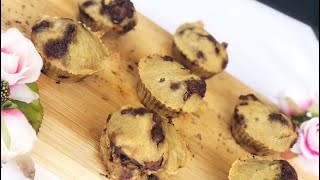 Muffin Banane Chocolat vegan bon et sain [upl. by Neahs]