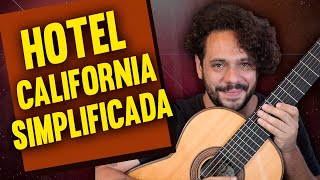 Hotel California no Violão  Cifra Simplificada [upl. by Enirol]