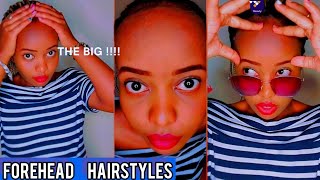 4 BIG Forehead Hairstyles for Black Women  Tips [upl. by Kiran]