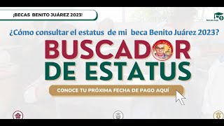 ¿Cómo consultar el estatus o pago de mi beca Benito Juárez paso a paso 2024 [upl. by Lubba579]