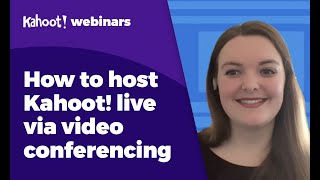 Business webinar How to host Kahoot live via videoconferencing [upl. by Lokin]