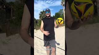 Indoor Player Learns To Skyball volleyball sports beachvolleyball beach florida [upl. by Collbaith]