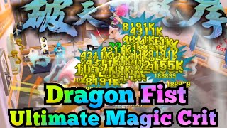 Dragon Fist Ultimate Magic Crit Build Ragnarok Mobile Eternal Love [upl. by Aneryc]