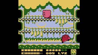 Kirbys Dream Land 2 Level 2 Boss Defeating Nruff and Nelly [upl. by Eerok]