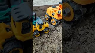 Playtime in Paradise Construction Toys vs Sandy Terrain [upl. by Yesdnik]