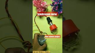 Synchronous motor project  sciencproject acmotor experiment theelectronicsprince [upl. by Nashoma]