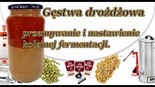 Gęstwa drożdżowa – przemywanie gęstwy jak wystartować fermentację [upl. by Pigeon]