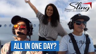 A Day in the Life at Sling Pilot Academy Becoming a Commercial Pilot [upl. by Noiraa]