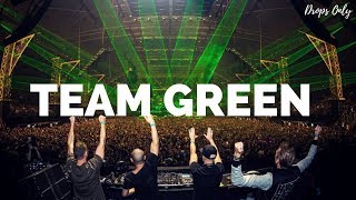 HARDSTYLE DROPS ONLY Team Green DBlock amp SteFan Zatox amp Wildstylez  Hard Bass 2018 [upl. by Pressey]