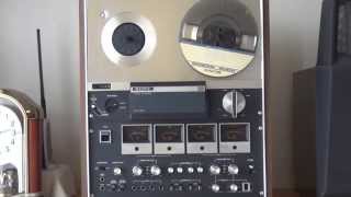 Old But Cool Vintage Audio  SONY Reel To Reel TC4860 [upl. by Nauqahs]