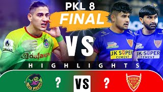 Pro Kabaddi League 8 Highlights Final  Dabang Delhi Vs Patna Pirates [upl. by Elocon]