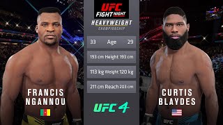 Francis Ngannou vs Curtis Blaydes Full Fight  UFC Fight Of The Night [upl. by Huey]