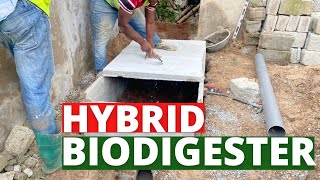 How to construct biofil biodigester using blocks and slabs update [upl. by Fortunia]