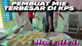 SIDAK PABRIK MIE MENTAH TERBESAR DIKPS MIE FATFAT [upl. by Alleiram]